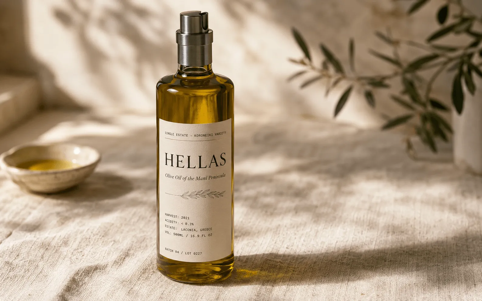 Hellas Olive Oil — Hellas Foods, 2021