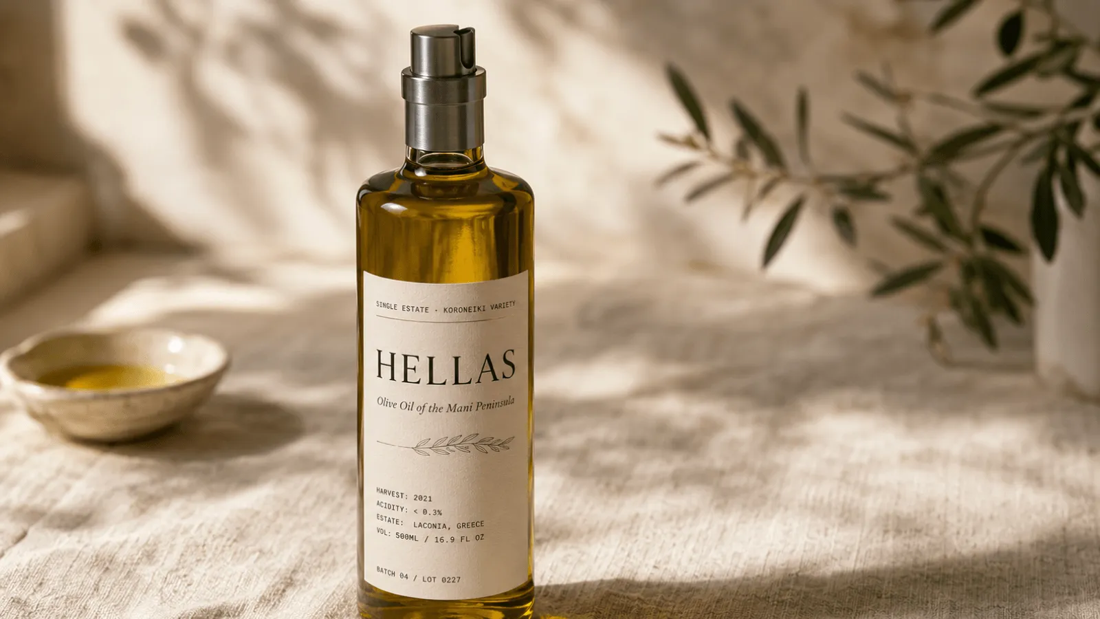 Hellas Olive Oil — Hellas Foods, 2021