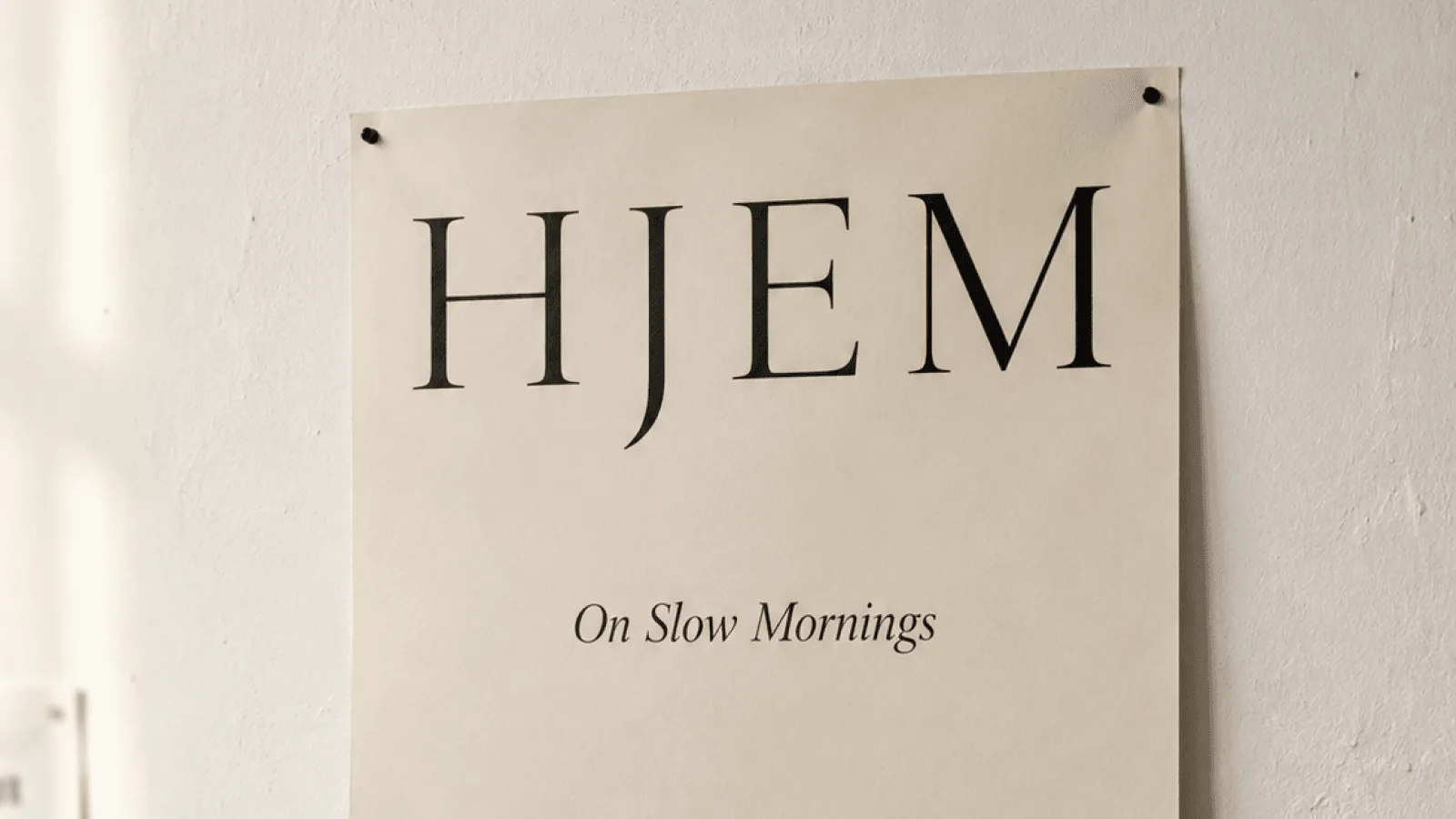 Hjem Magazine — Hjem, 2024
