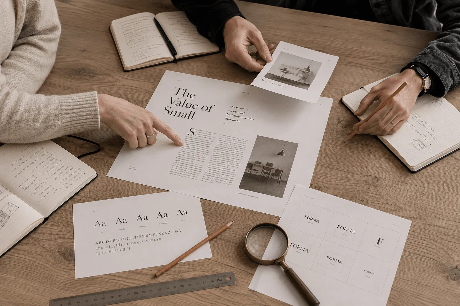 The case for smaller studios — three on purpose. — by Sofie Lindquist